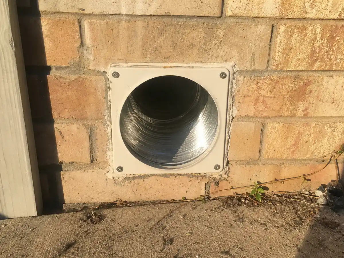 Clear dryer vent hood back in service — completed job in Houston, TX